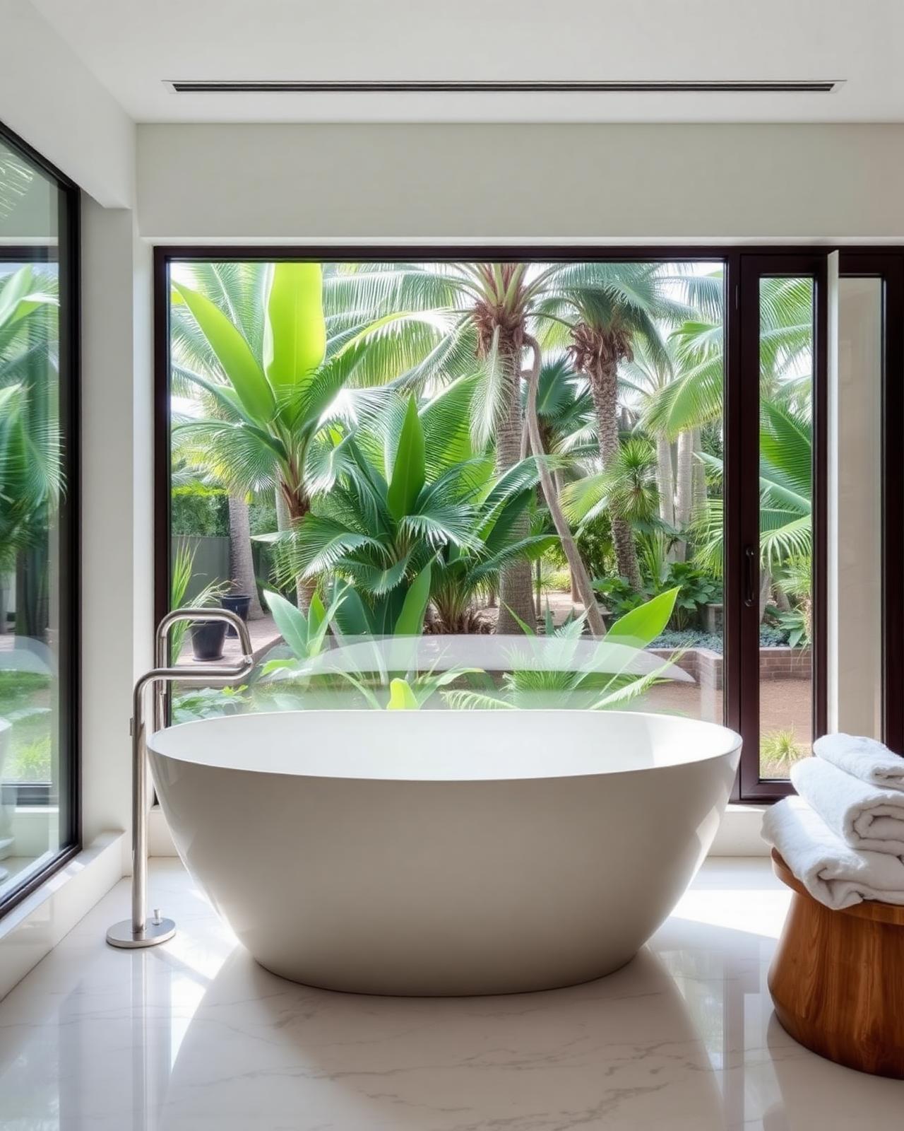 Spa-like bathroom